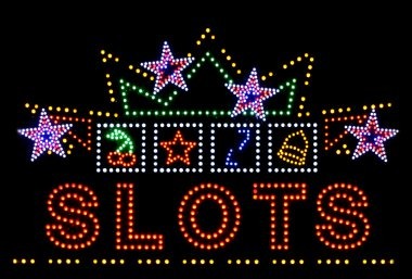 Slot game interface showing game selection and spin controls